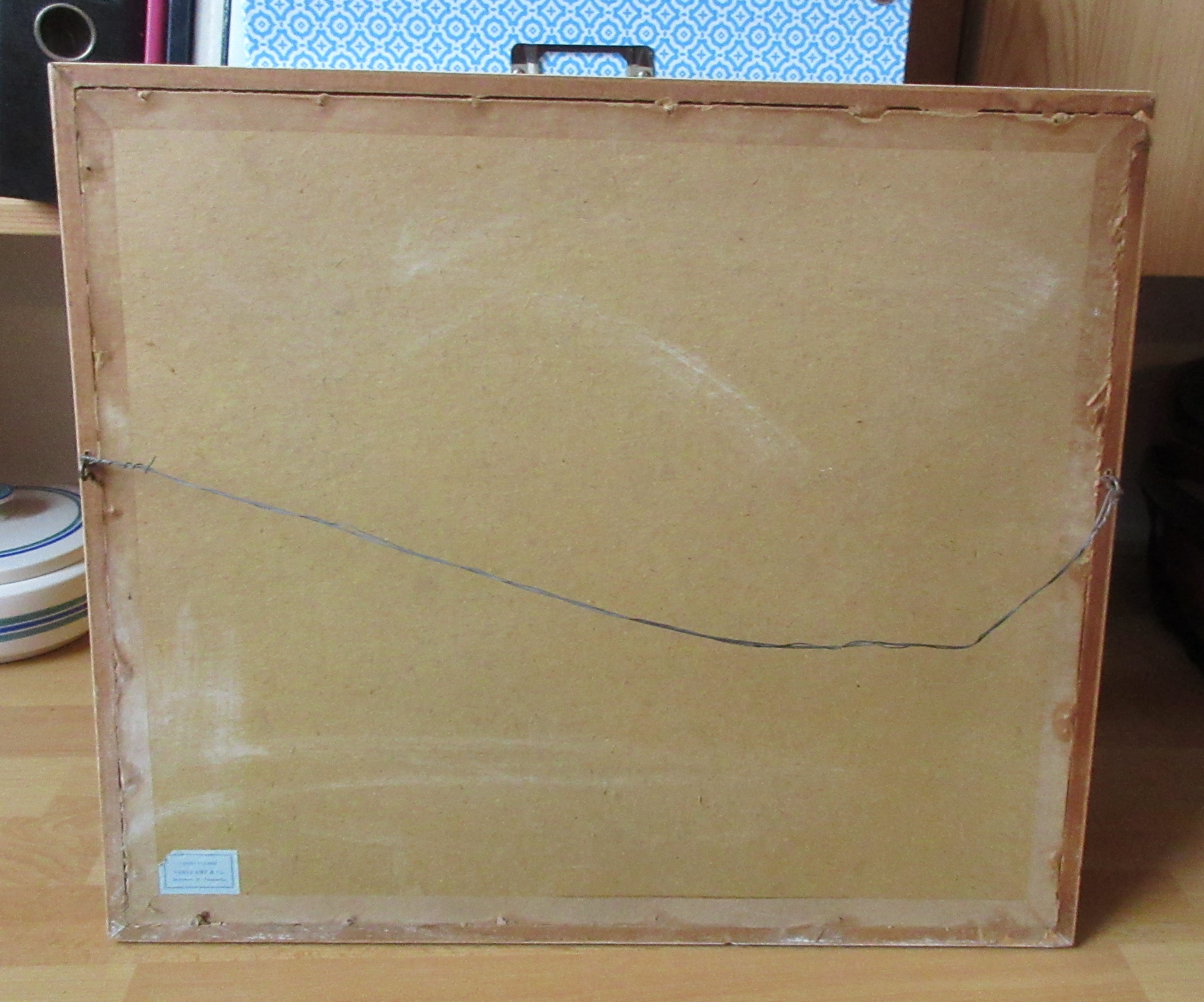 Niet of onleesbaar gesigneerd - Houtskool tekening Surinaams landschap of straatje - gesigneerd kopen? Bied vanaf 1!