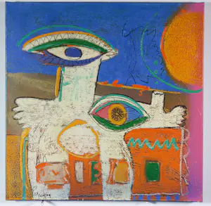 Ellen Gerritsen - Gemengde techniek op doek, Zonder titel kopen? Bied vanaf 20!