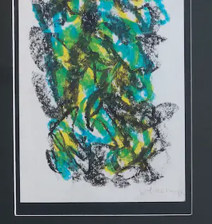 Theo Wolvecamp - Compositie met kleur kopen? Bied vanaf 225!