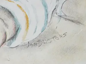 Jan Sluijters - Baby met rode strik - Kleurenlitho kopen? Bied vanaf 50!