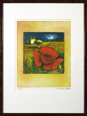 Elmar Gille - Zeefdruk, Zonder titel kopen? Bied vanaf 50!