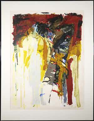 Richard Smeets - Zeefdruk, Zonder titel - Ingelijst (Groot) verkocht voor € 1!