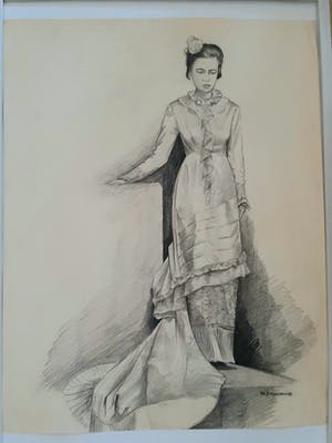 Willem Dooijewaard - Portret van een wrouw kopen? Bied vanaf 75!