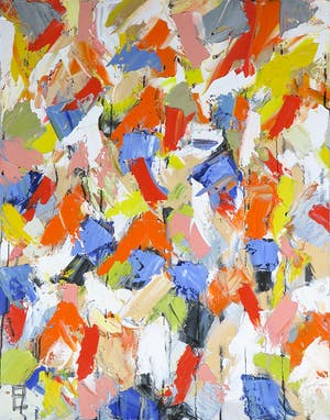 Philip Vencken - Olieverf op doek, Colour Dynamic 2 (Groot) kopen? Bied vanaf 200!