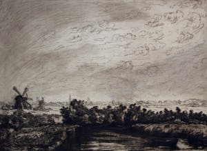 Frederika Broeksmit - ets: Bij Hillegersberg (Rotterdam) kopen? Bied vanaf 50!