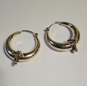 nieuwe 25 sterling zilveren handgemaakte vintage etnische  oorbellen kopen? Bied vanaf 55!