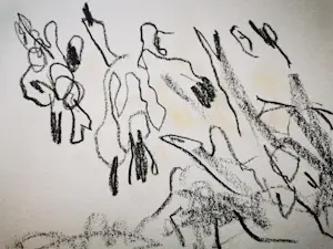 Jan Sierhuis - Tekening krijt/acryl kaufen? Bieten Sie von 1!