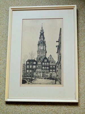 Marius Johannes Janssen - Ets - Amsterdam Zuiderkerk kopen? Bied vanaf 35!