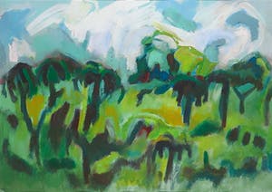 Ferd op de Coul - Gouache, Landschap - Ingelijst kopen? Bied vanaf 100!