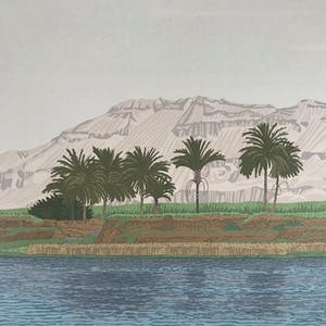 Sees Vlag - Gesigneerde zeefdruk - 'Tussen Luxor en Aswan' - 1981 - 3/68 kopen? Bied vanaf 75!