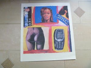 Peter Klashorst - fraaie zeefdruk met o.a, Kuifje , handgesigneerd kopen? Bied vanaf 35!