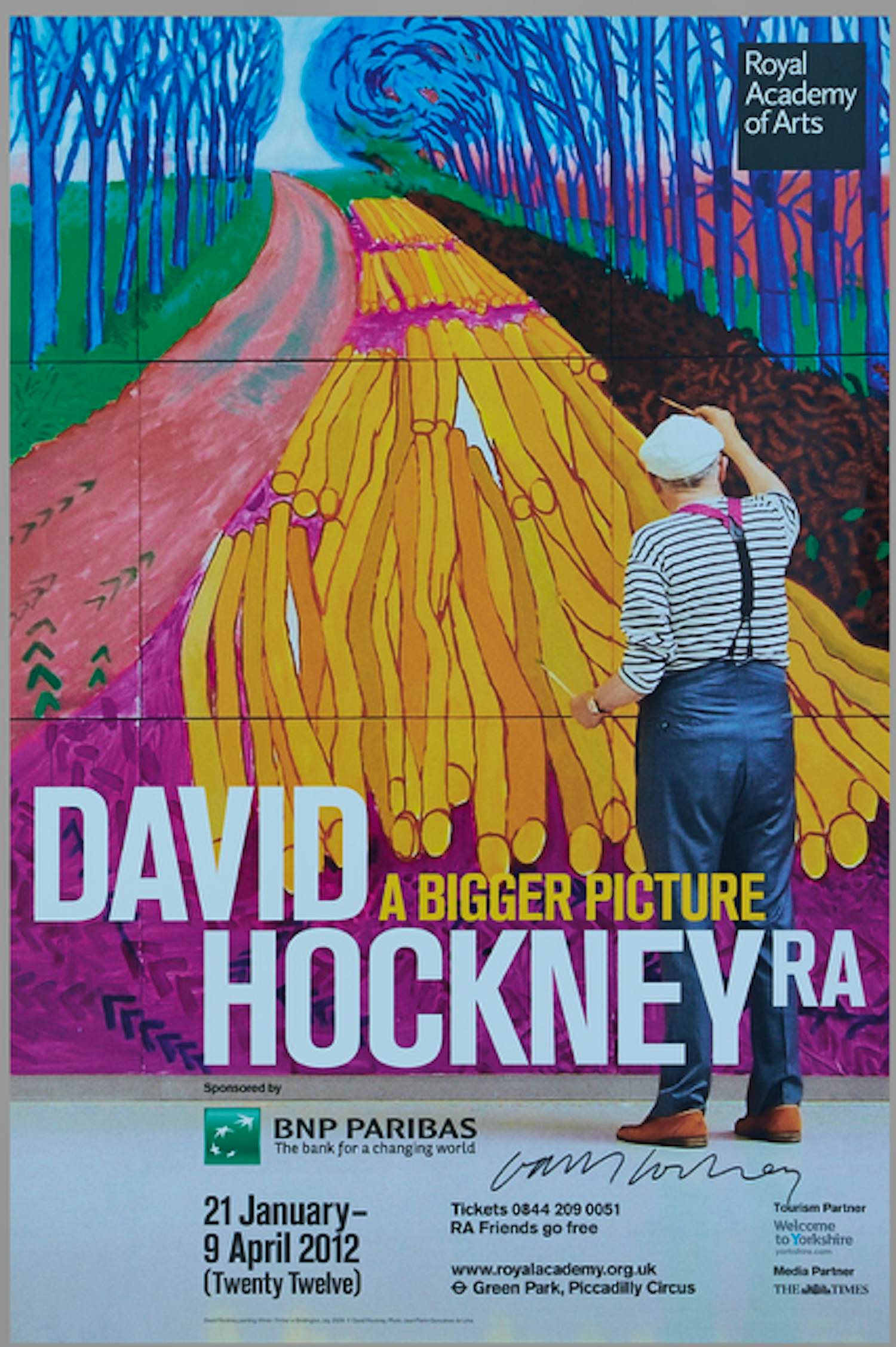 David Hockney - a bigger picture. Hand gesigneerd! kopen? Bied vanaf 500!