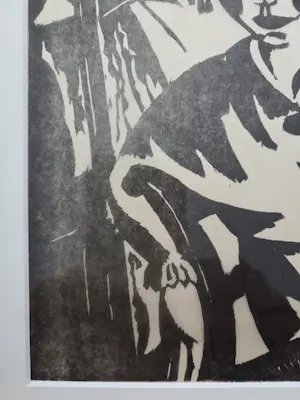 Gustave De Smet - Portret vrouw met bloemen. Uit Wendingen. Ingelijst. kopen? Bied vanaf 89!