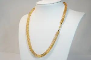 40 - 18 karaats geelgouden fantasie schakel collier kopen? Bied vanaf 920!