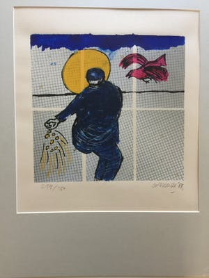 Corneille - "De zaaier" - litho uit 1989 kopen? Bied vanaf 149!