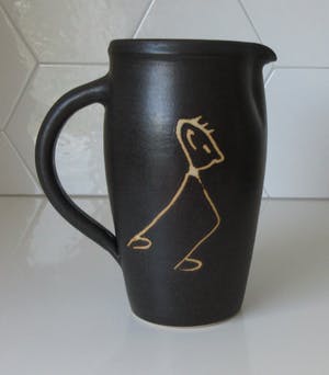 Niet of onleesbaar gesigneerd - Jan Vander Elst - Studio keramische kan en twee bekers kopen? Bied vanaf 1!