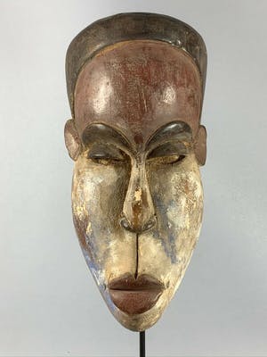 Bakongo - 200404 - Tribal used African Bakongo Mask - Congo. kopen? Bied vanaf 35!