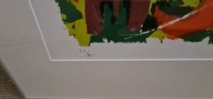 John Lie a Fo - Handgesigneerd ingelijste zeefdruk, titel onleesbaar kopen? Bied vanaf 75!