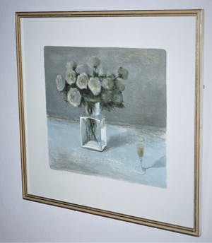 Mart Kempers - Glass of Calvados - kleurenlitho in een Heijdenrijk lijst kopen? Bied vanaf 45!