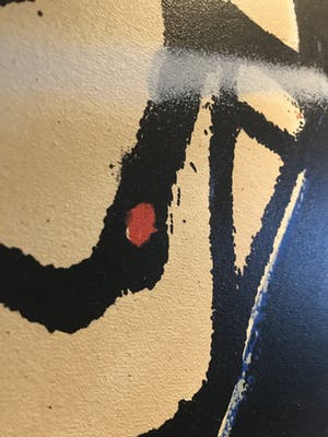 Herman Brood - Bijzondere Glicee gesigneerd en op linnen - ‘Bytes’ kopen? Bied vanaf 380!