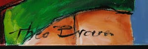Theo Broeren - Acryl op doek, Toe kerel, vertel eens! (Zeer groot) kopen? Bied vanaf 100!