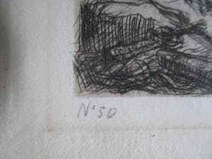 Marius Bauer - gesigneerde ets kopen? Bied vanaf 60!