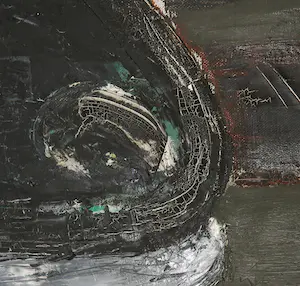 Hannes Postma - Olieverf op doek, Schootsveld (Zeer groot) kopen? Bied vanaf 250!