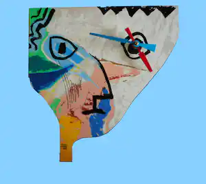 Jeroen Krabbé - wandklok vendu pour 80€ !
