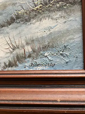 John L Harding - Prachtig winters landschap kopen? Bied vanaf 40!