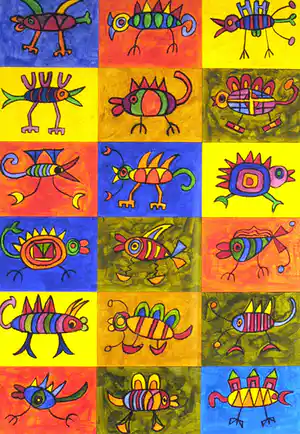 Karen van Noort - Kleurvogel Evelien verkocht voor € 120!