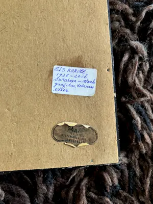 Els Korver - ets monotype eigen druk van zittend naakt kopen? Bied vanaf 45!