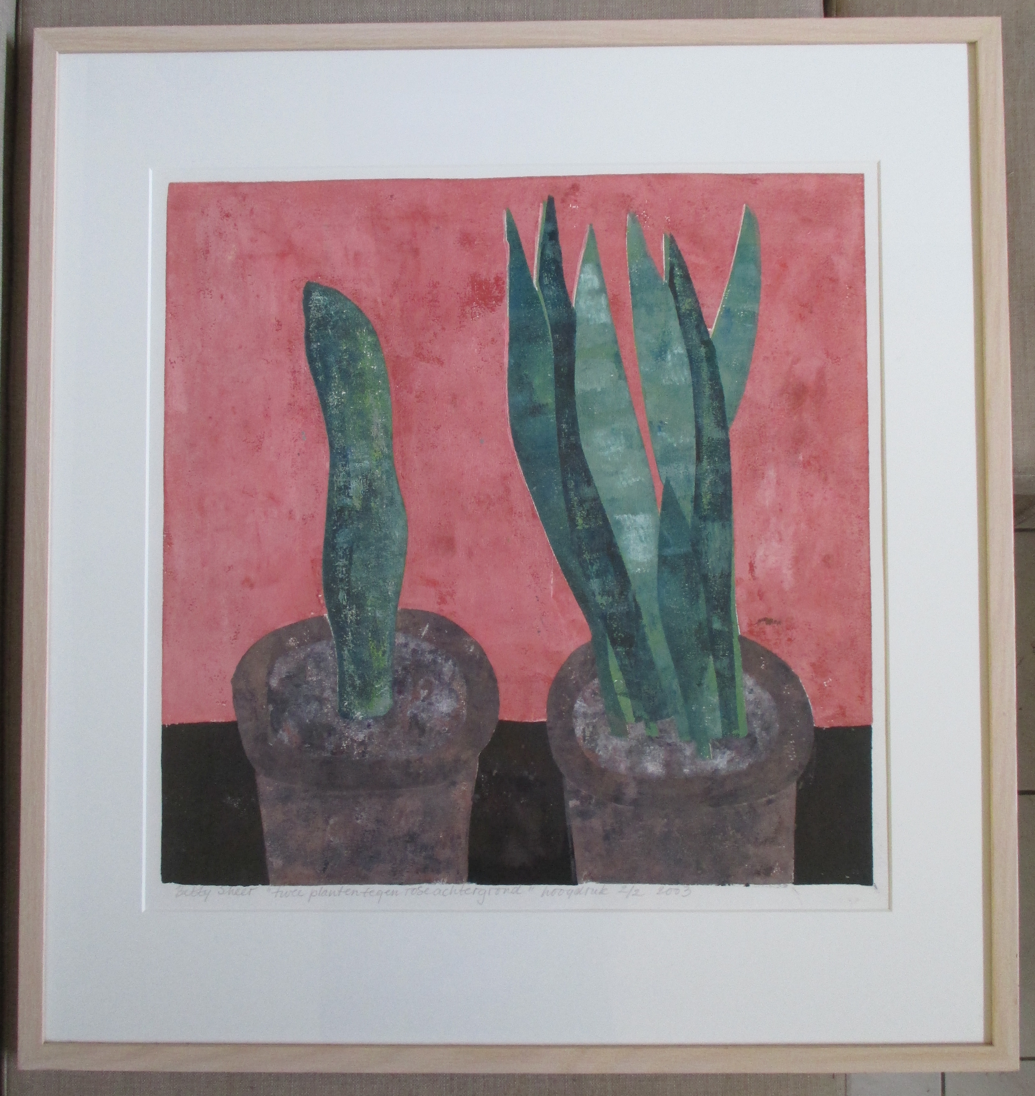 Betty Scheer - Ingelijste hoogdruk uit oplage van twee- Barth lijst kopen? Bied vanaf 80!