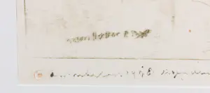 Anton Heyboer - Ets, Zonder titel - Ingelijst kopen? Bied vanaf 200!