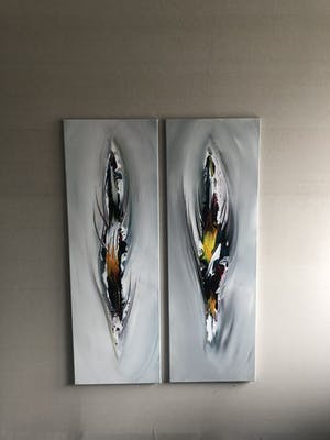 Gena - Abstract Twee Luik kopen? Bied vanaf 200!