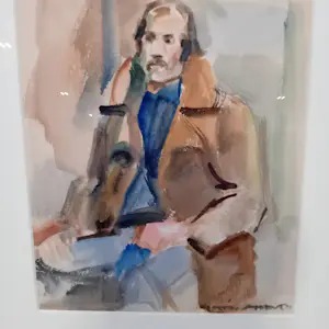 Hein Stork - Aquarel, Portret. kopen? Bied vanaf 40!