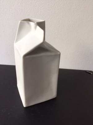 Rosenthal - Do not Litter Collection Melkpakvaasje en Colablikje wit, biscuit porselein kopen? Bied vanaf 45!