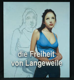 Jan Bollaert - Acryl op doek, Die Frieheit von Langeweil (Groot) kopen? Bied vanaf 80!