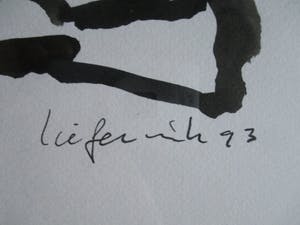 Riet Lieferink - Ingelijste penseeltekening kopen? Bied vanaf 40!