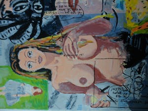 Peter Klashorst - Zeefdruk. Titel, "Turn Around Elisa". kopen? Bied vanaf 40!
