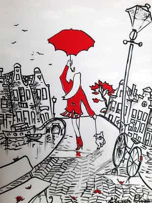 Elena Polyakova - Elena Polyakova - Girl in Amsterdam verkocht voor € 55!