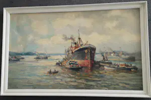 Evert Moll - Havengezicht kopen? Bied vanaf 249!