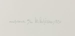 Cees Andriessen - Laureatenmap met twee prenten (zeefdruk en linosnede), z.t. kopen? Bied vanaf 40!