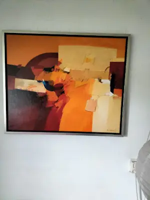 Buy Theo den Boon - Abstract Olieverfschilderij? Bid from 400!