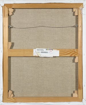 Geke uit de Bosch - Acryl en collage op doek, Een hapje wolk kopen? Bied vanaf 1!