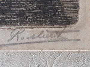 Niet of onleesbaar gesigneerd - Lange Jan te Middelburg, R van Miert. kopen? Bied vanaf 1!