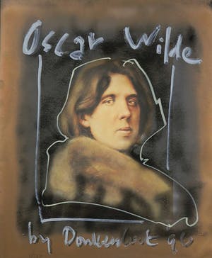 Peter Donkersloot - Handbewerkte prent, Oscar Wilde - Ingelijst kopen? Bied vanaf 1!