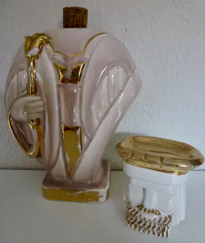 Alexandre De Wemmel - Keramiek drankflessen (man en vrouw). kopen? Bied vanaf 30!