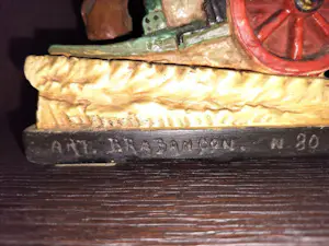 Tich VandenBalck - De orgeldraaier (ook wel L'Orgue de Barbarie in het Frans) (N80 Art Brabacon) kopen? Bied vanaf 40!