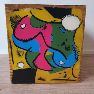 Christian van Hedel - Art Block L geel groen epoxy kopen? Bied vanaf 25!