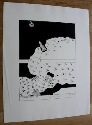 Hannes Postma - Litho: Doppel AB - 1968 kopen? Bied vanaf 45!